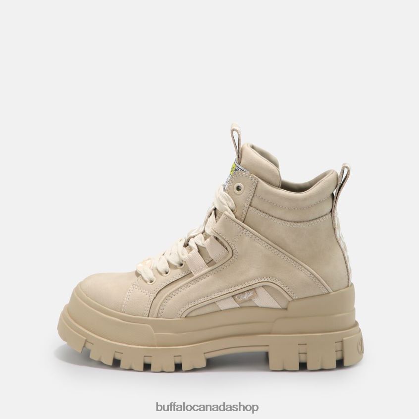 ASPHA NC MID Bootie Flat vegan Beige Buffalo ZL64TZ200 |Boots