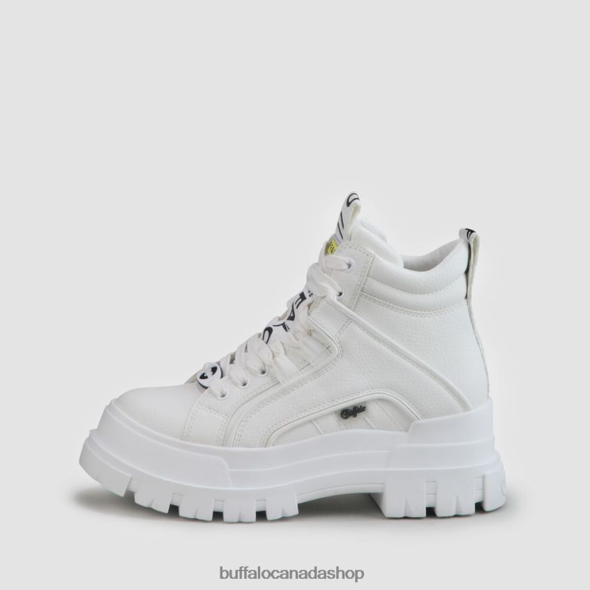 ASPHA NC MID Bootie Flat vegan White Buffalo ZL64TZ199 |Boots