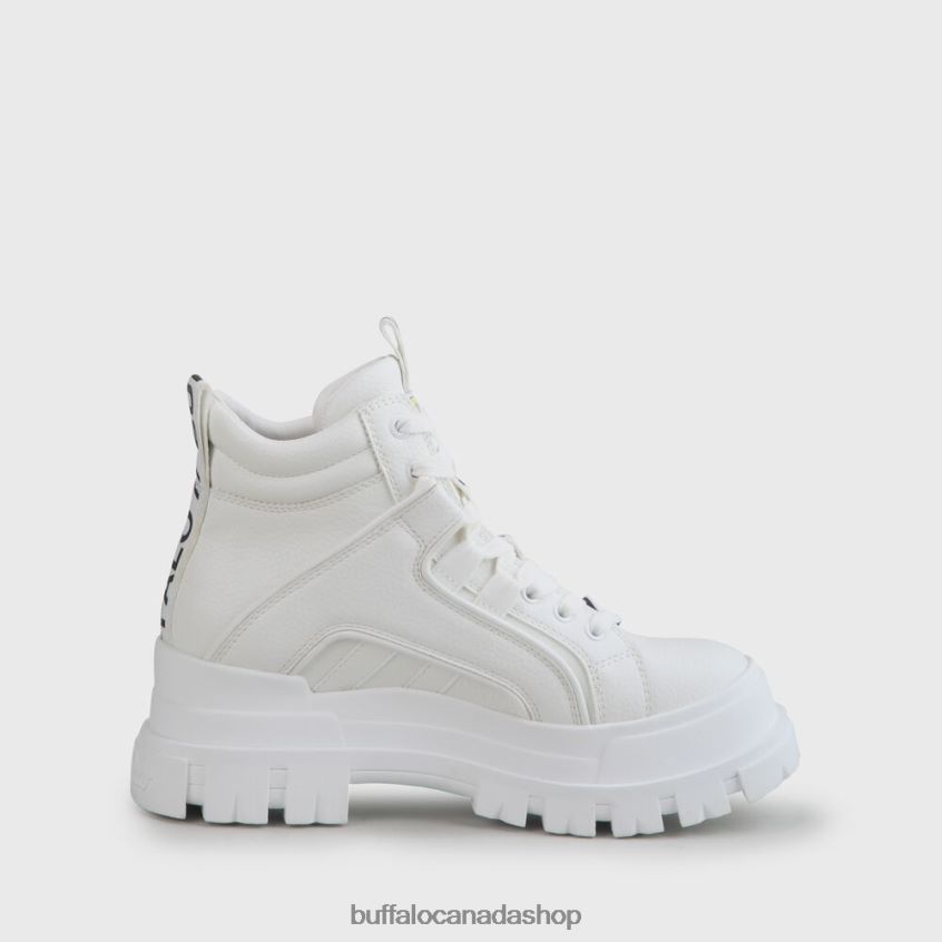 ASPHA NC MID Bootie Flat vegan White Buffalo ZL64TZ199 |Boots