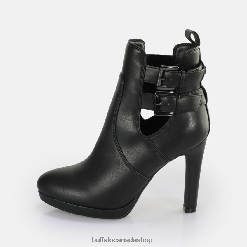Amy Coa Ankle Boot vegan Black Buffalo ZL64TZ739 |Boots