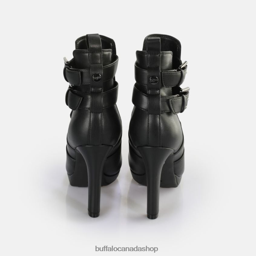 Amy Coa Ankle Boot vegan Black Buffalo ZL64TZ739 |Boots