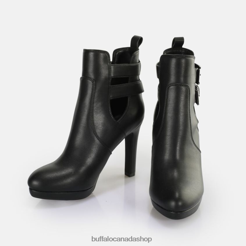 Amy Coa Ankle Boot vegan Black Buffalo ZL64TZ739 |Boots