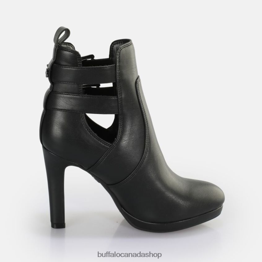 Amy Coa Ankle Boot vegan Black Buffalo ZL64TZ739 |Boots