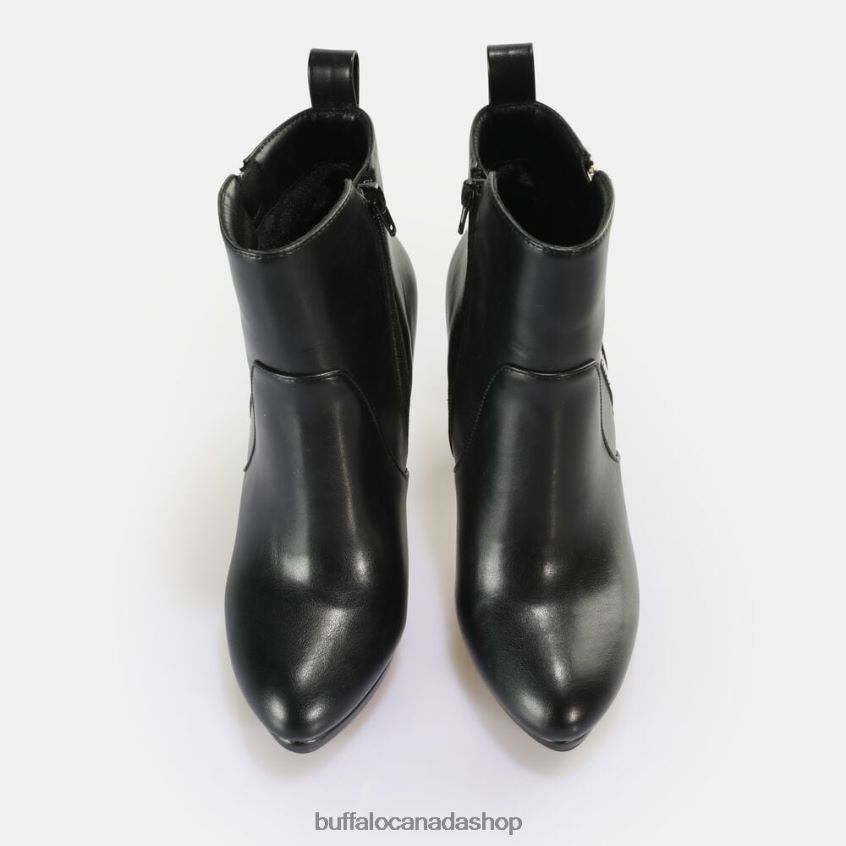 Amy Zip Ankle-Boot vegan Black Buffalo ZL64TZ740 |Boots