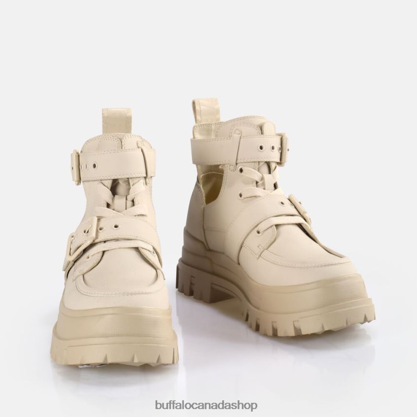 Aspha Bike ankle boot vegan Beige Buffalo ZL64TZ612 |Boots