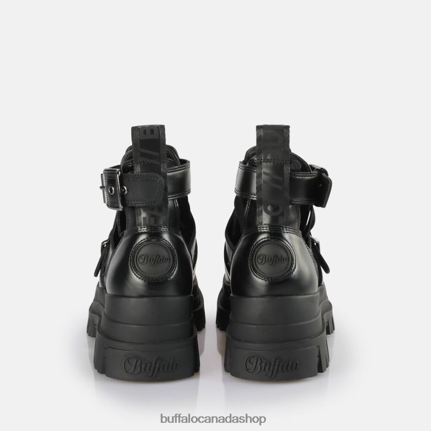 Aspha Bike ankle boot vegan Black Buffalo ZL64TZ613 |Boots