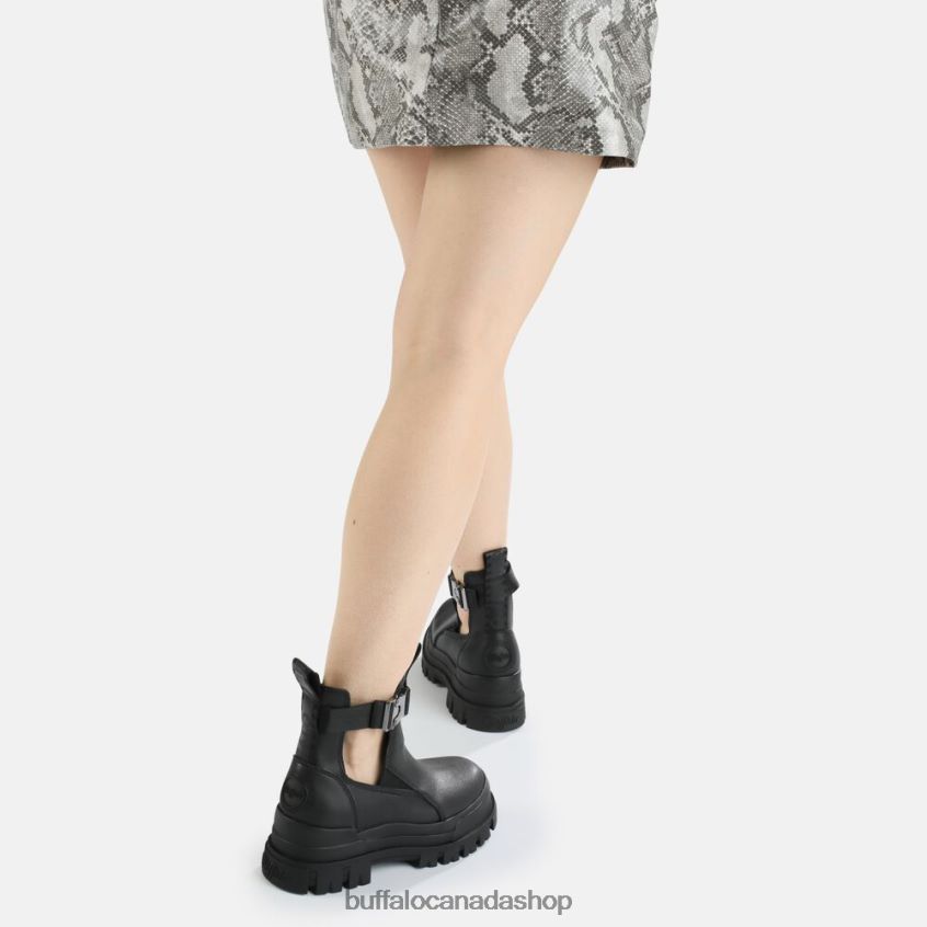 Aspha COA bootie vegan Black Buffalo ZL64TZ713 |Boots