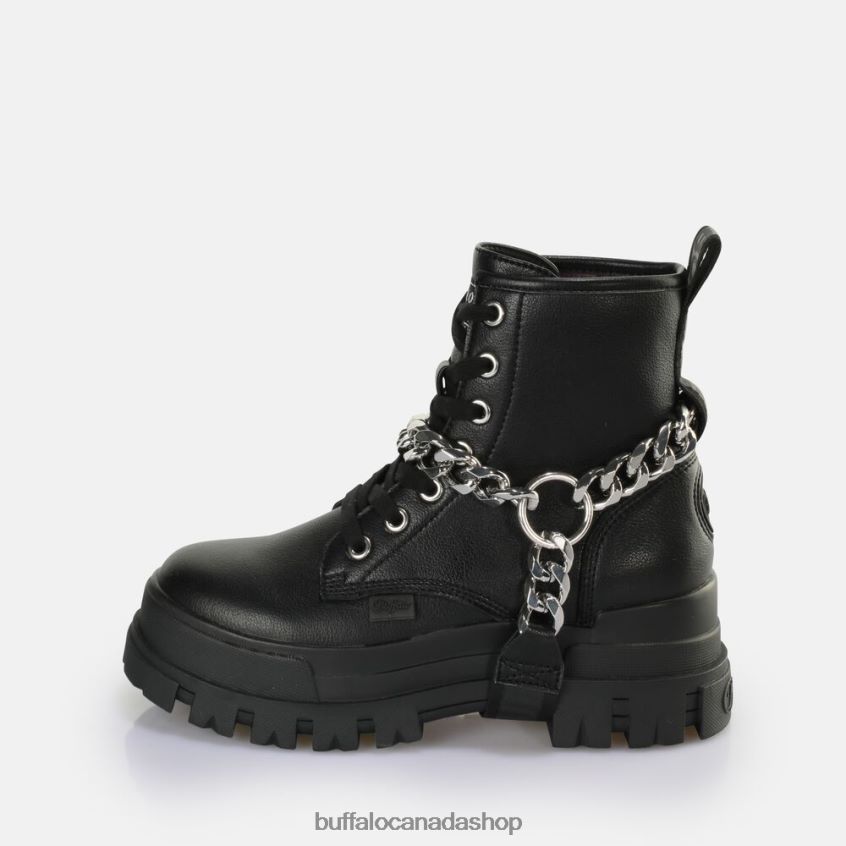 Aspha Chain 2.0 Ankle Boot vegan Black/Silver Buffalo ZL64TZ564 |Boots