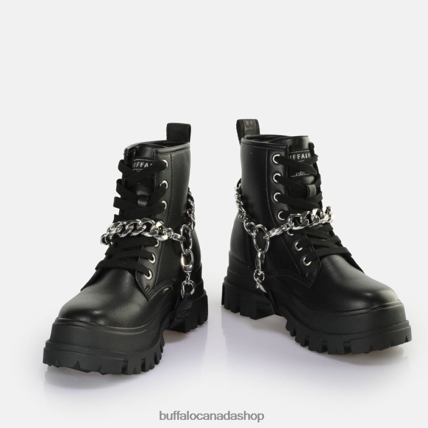 Aspha Chain 2.0 Ankle Boot vegan Black/Silver Buffalo ZL64TZ564 |Boots