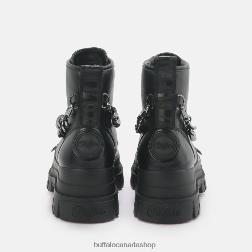 Aspha Chain Ankle Boot vegan Black Buffalo ZL64TZ430 |Boots