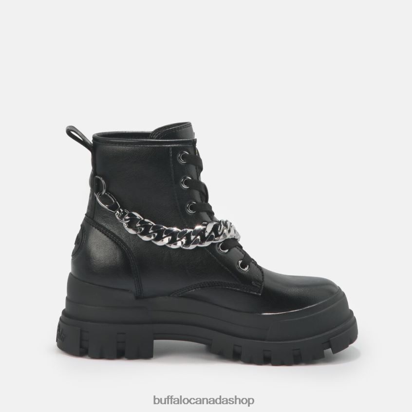 Aspha Chain Ankle Boot vegan Black Buffalo ZL64TZ430 |Boots