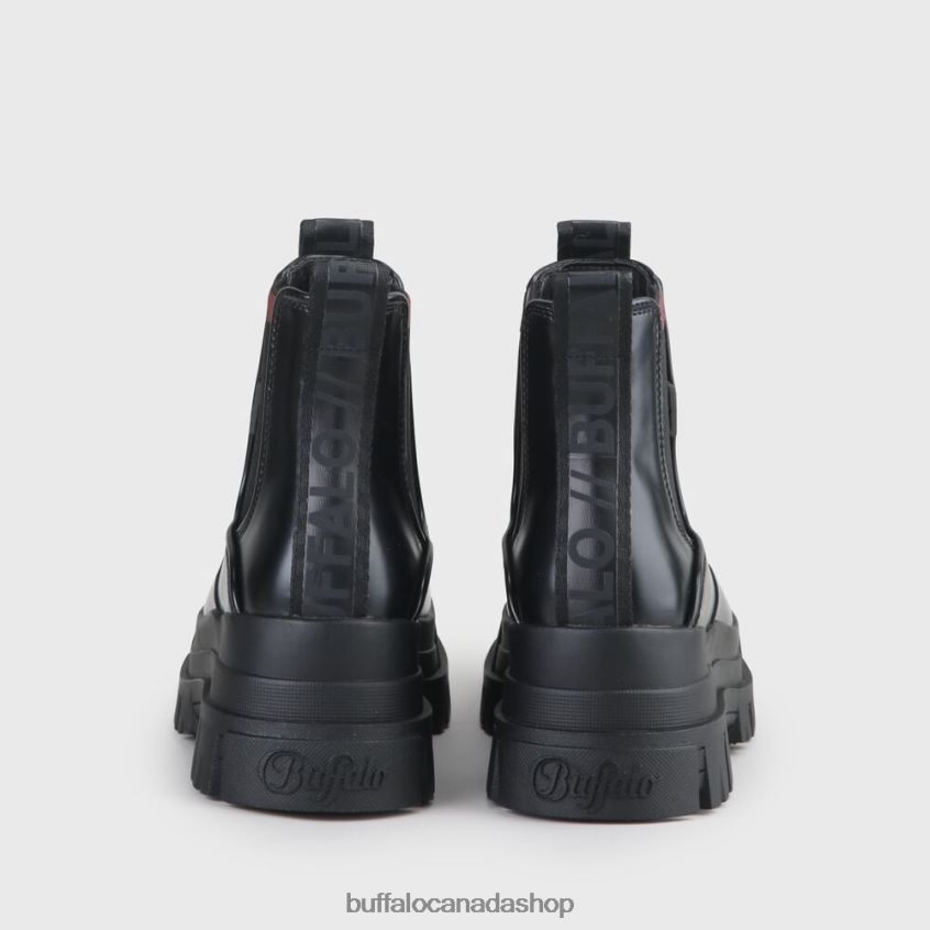 Aspha Chelsea Ankle Boot vegan Black Buffalo ZL64TZ364 |Boots