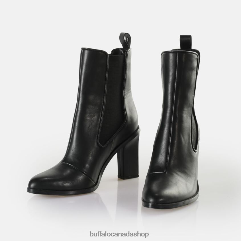 Aspha Chelsea Ankle-Boot vegan Black Buffalo ZL64TZ715 |Boots