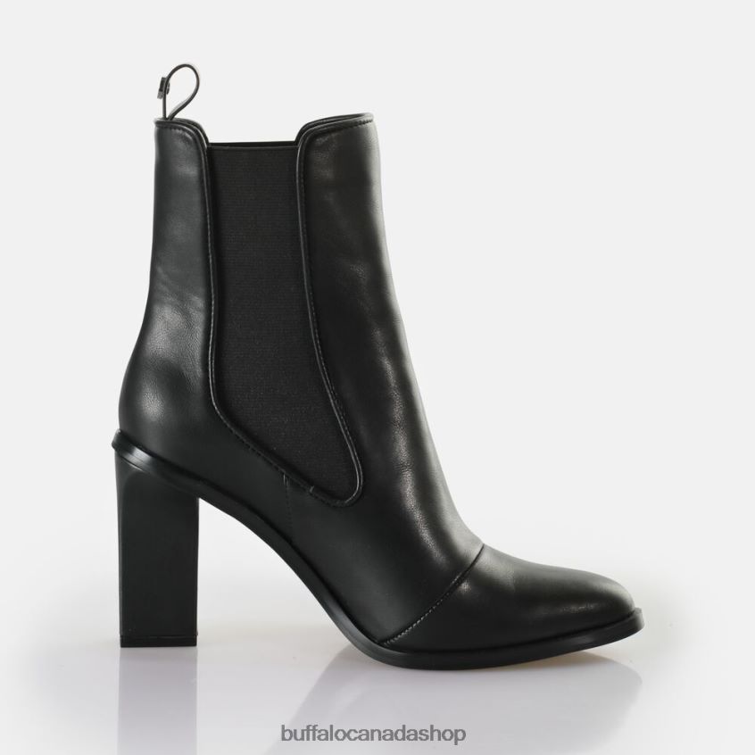 Aspha Chelsea Ankle-Boot vegan Black Buffalo ZL64TZ715 |Boots