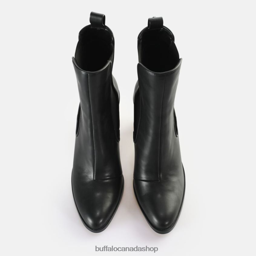 Aspha Chelsea Ankle-Boot vegan Black Buffalo ZL64TZ715 |Boots