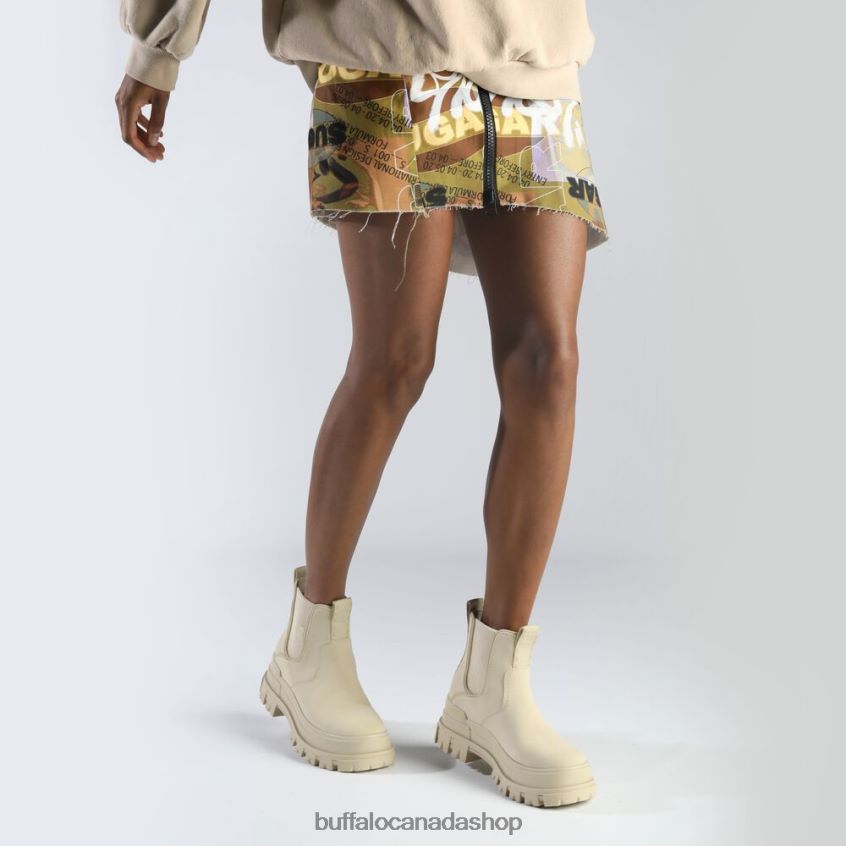 Aspha Chelsea Ankle Boot vegan Cream Buffalo ZL64TZ363 |Boots