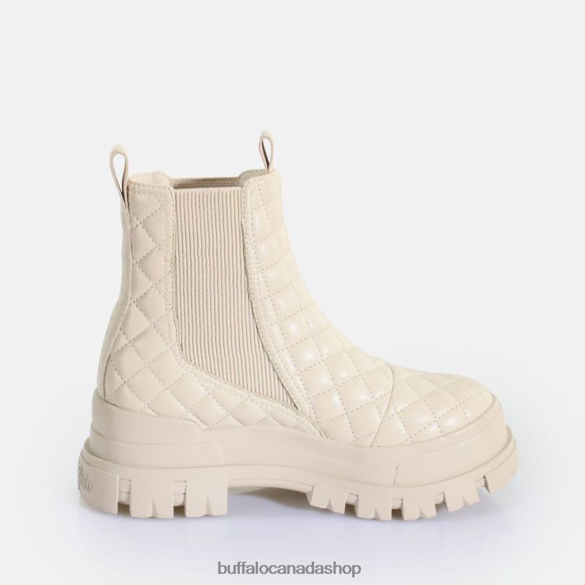 Aspha Chelsea MID ankle boot vegan Cream Pad Buffalo ZL64TZ537 |Boots