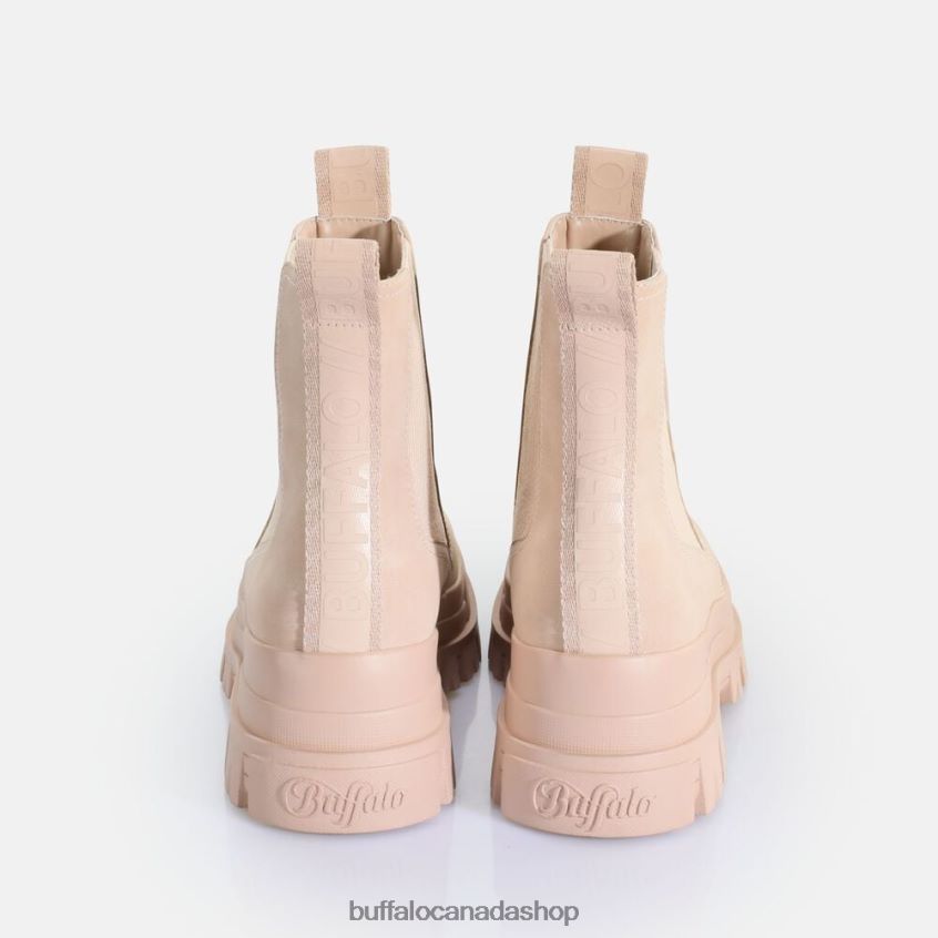 Aspha Chelsea Mid Ankle-Boot vegan Black Buffalo ZL64TZ480 |Boots