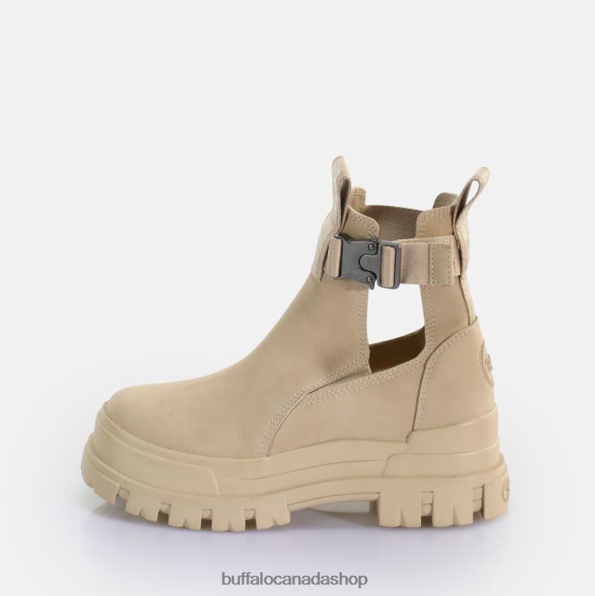 Aspha Coa ankle boot vegan Beige Buffalo ZL64TZ714 |Boots