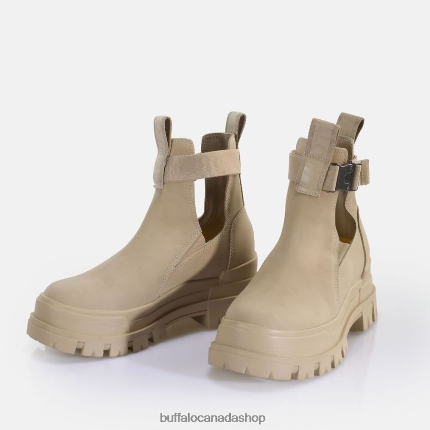 Aspha Coa ankle boot vegan Beige Buffalo ZL64TZ714 |Boots