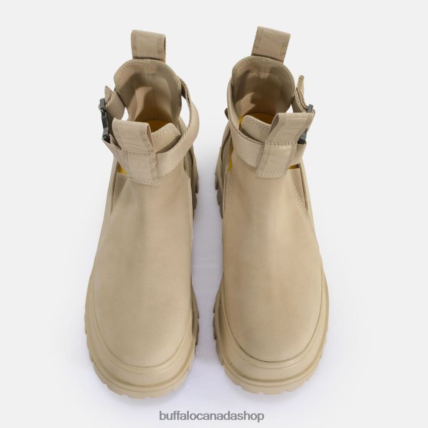 Aspha Coa ankle boot vegan Beige Buffalo ZL64TZ714 |Boots