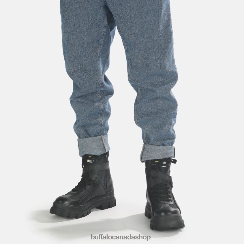 Aspha Com1 Ankle boot vegan Black Buffalo ZL64TZ583 |Boots