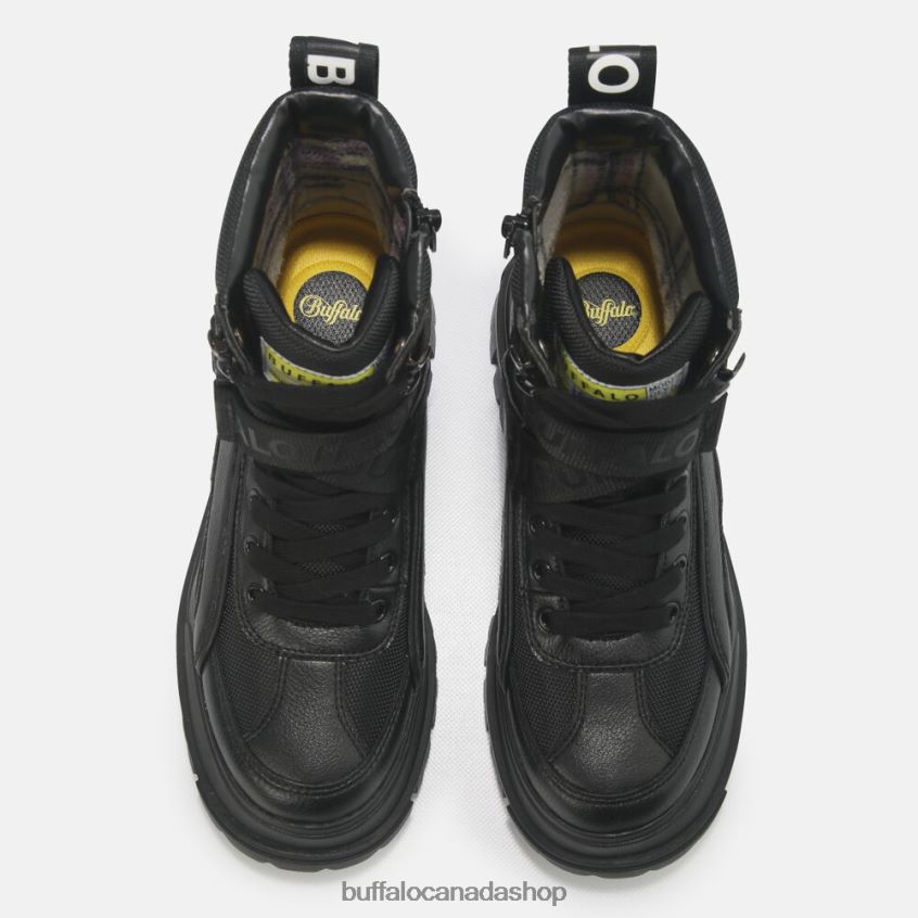 Aspha Com1 Ankle boot vegan Black Buffalo ZL64TZ583 |Boots