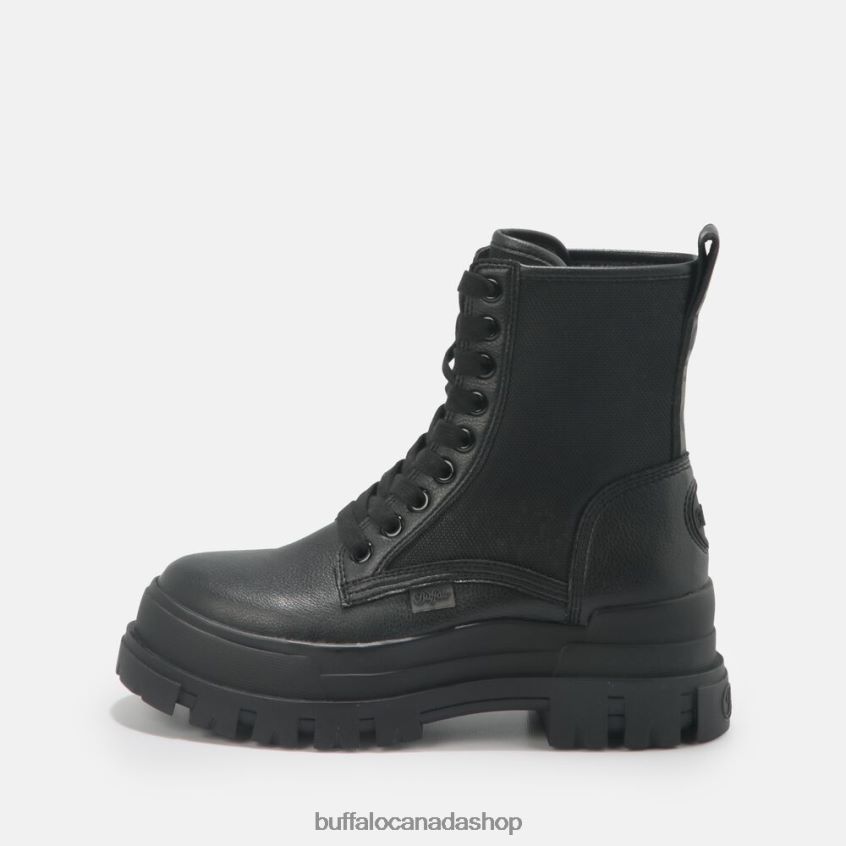 Aspha Com2 Ankle Boot vegan Black Buffalo ZL64TZ190 |Boots