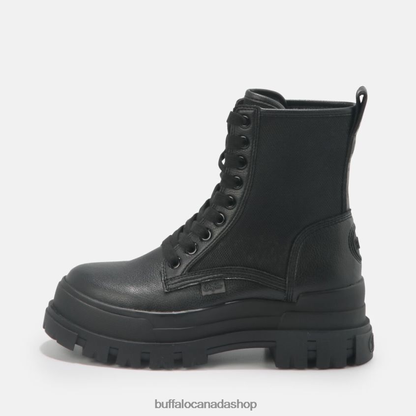 Aspha Com2 Ankle boot vegan Black Buffalo ZL64TZ733 |Boots