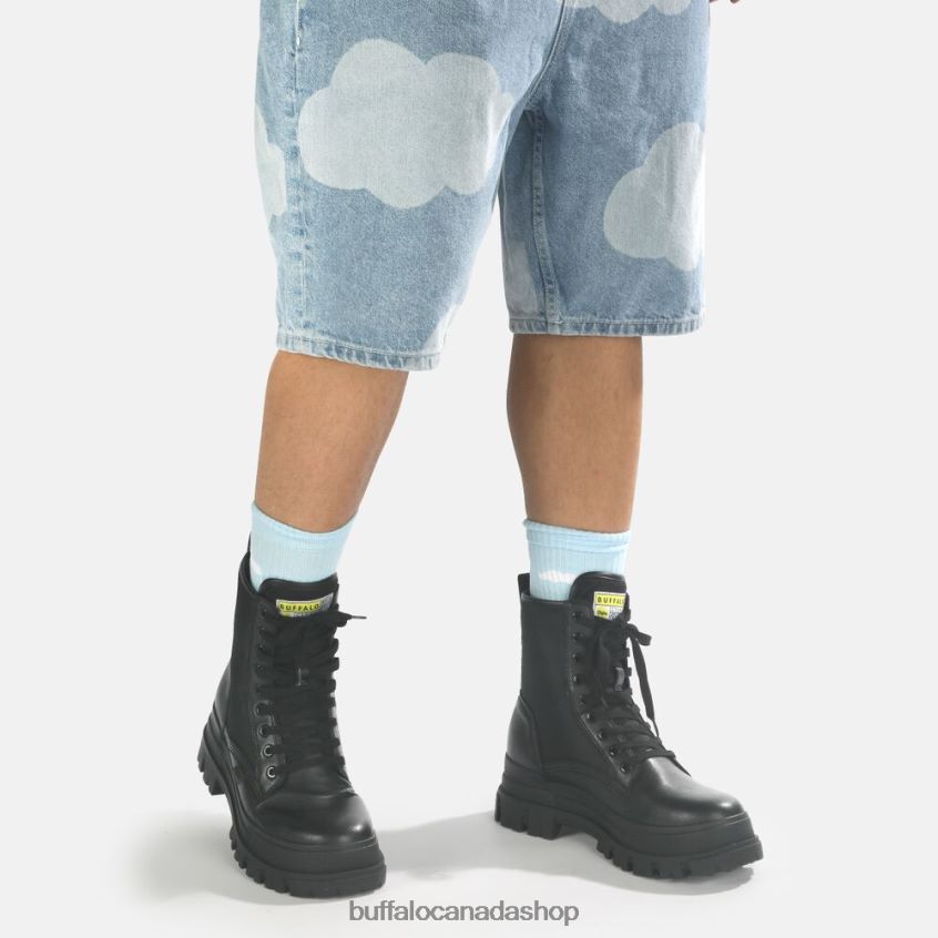 Aspha Com2 Ankle boot vegan Black Buffalo ZL64TZ733 |Boots