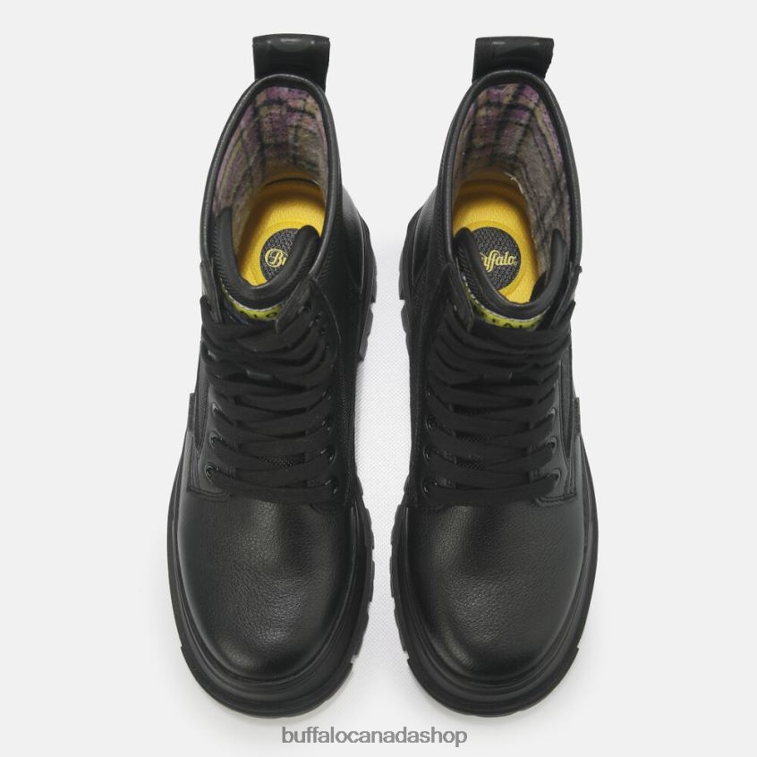 Aspha Com2 Ankle boot vegan Black Buffalo ZL64TZ733 |Boots