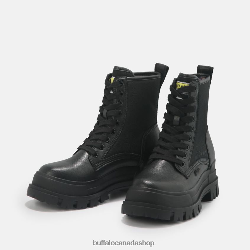 Aspha Com2 Ankle boot vegan Black Buffalo ZL64TZ733 |Boots