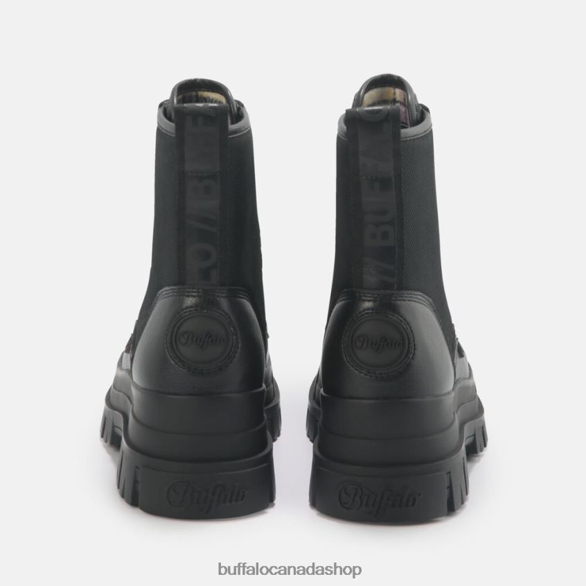 Aspha Com2 Ankle boot vegan Black Buffalo ZL64TZ733 |Boots