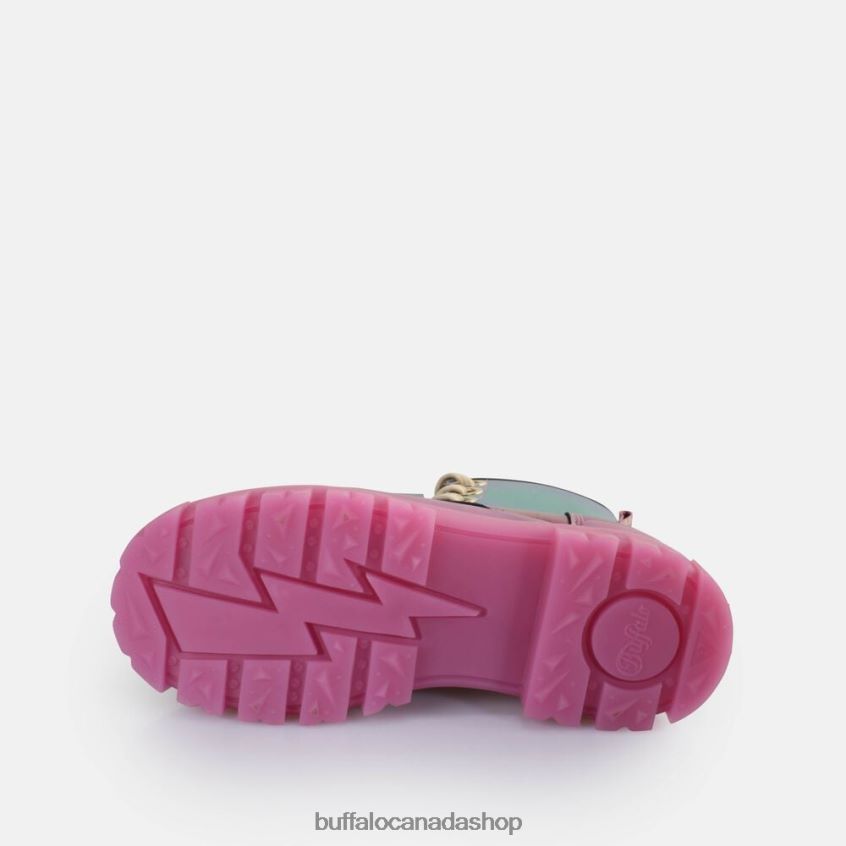 Aspha Lace Up Hi Ankle Boot vegan Mermaid Purple Buffalo ZL64TZ439 |Boots