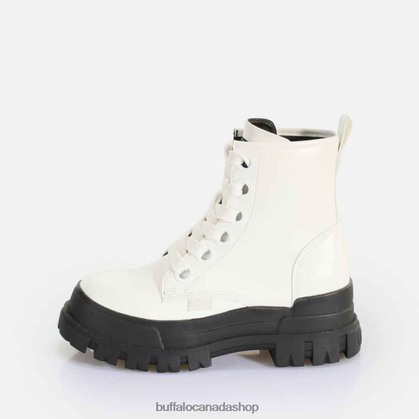 Aspha Laceup HI Ankle Boot vegan White Buffalo ZL64TZ435 |Boots
