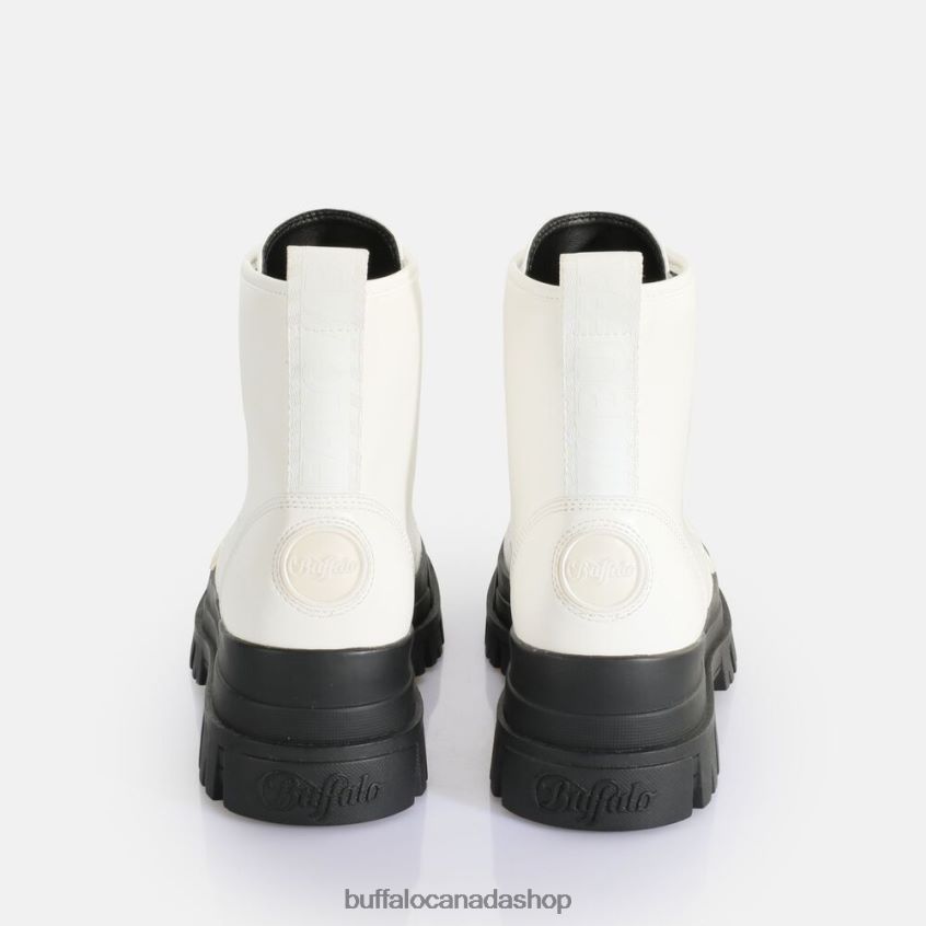 Aspha Laceup HI Ankle Boot vegan White Buffalo ZL64TZ435 |Boots