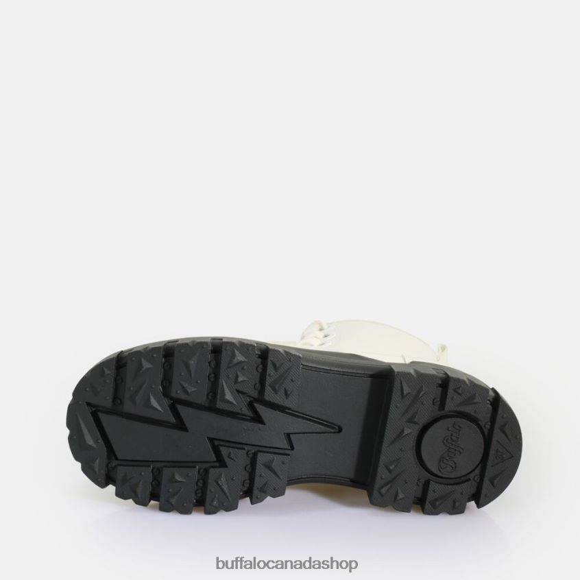 Aspha Laceup HI Ankle Boot vegan White Buffalo ZL64TZ435 |Boots