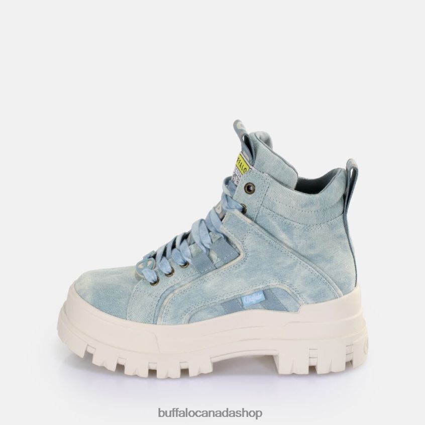 Aspha NC Mid Ankle Boot vegan Pale Blue Jeans Buffalo ZL64TZ267 |Boots