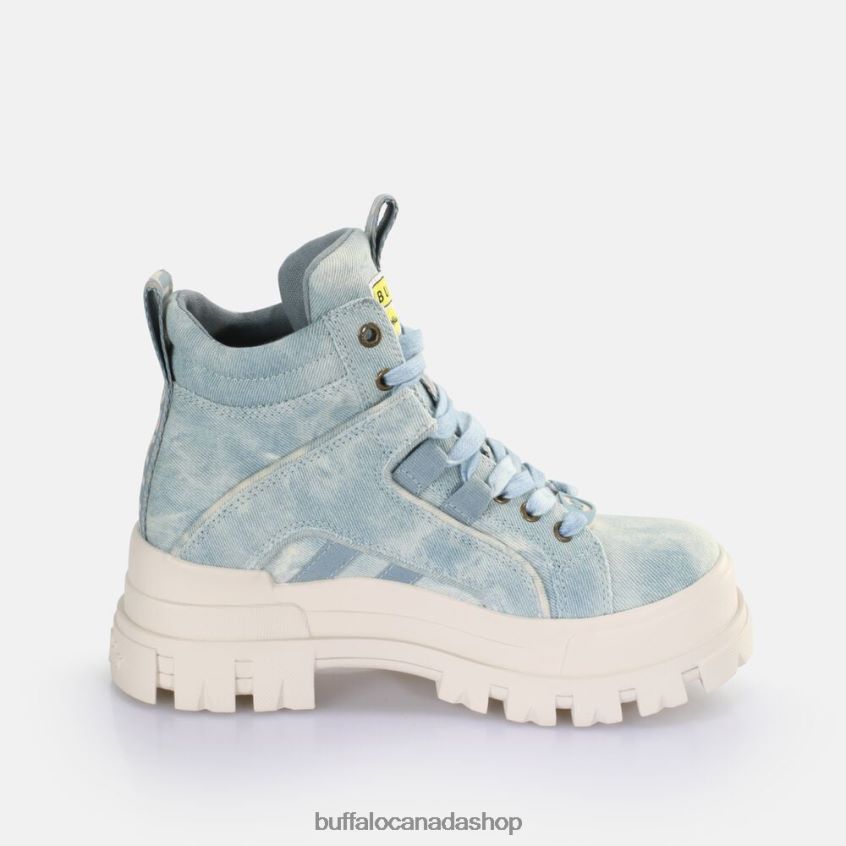 Aspha NC Mid Ankle Boot vegan Pale Blue Jeans Buffalo ZL64TZ267 |Boots