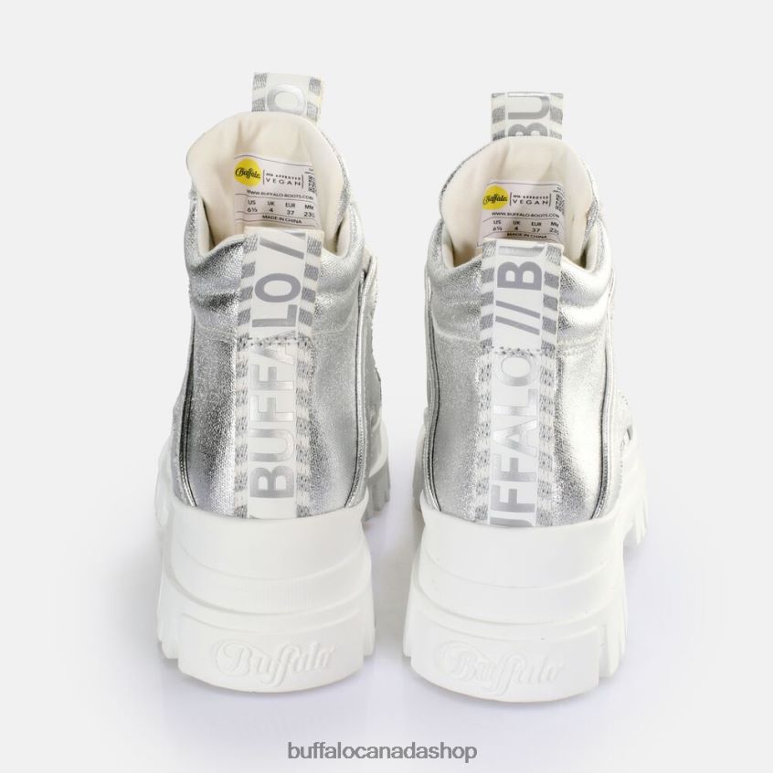 Aspha NC Mid Ankle Boot vegan Silver Buffalo ZL64TZ261 |Boots