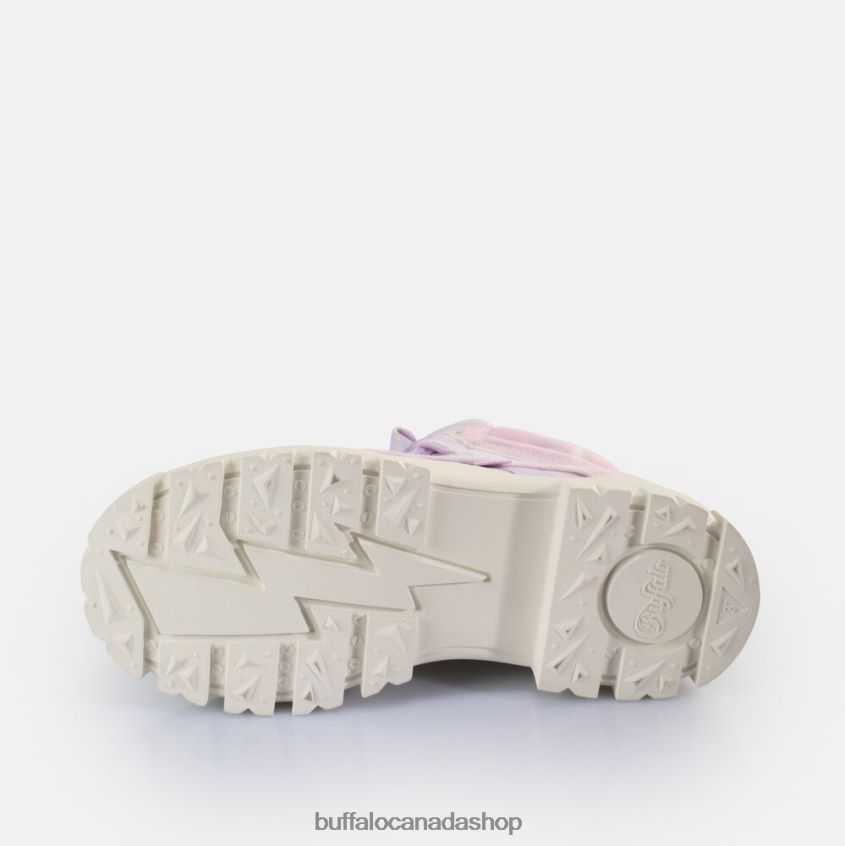 Aspha NC Mid Ankle Boot vegan Tie-Dye Lavender Buffalo ZL64TZ268 |Boots