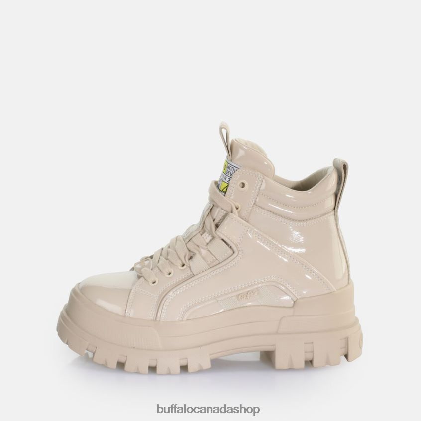 Aspha NC Mid Laceup Ankle-Boot vegan Cream Buffalo ZL64TZ587 |Boots