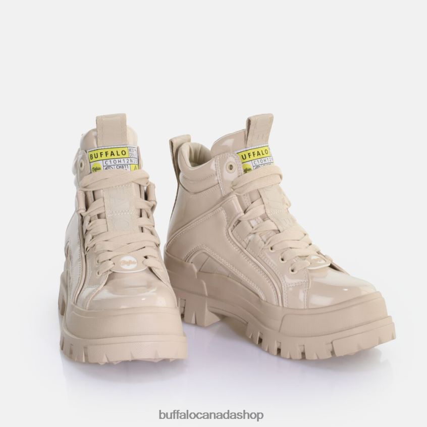 Aspha NC Mid Laceup Ankle-Boot vegan Cream Buffalo ZL64TZ587 |Boots