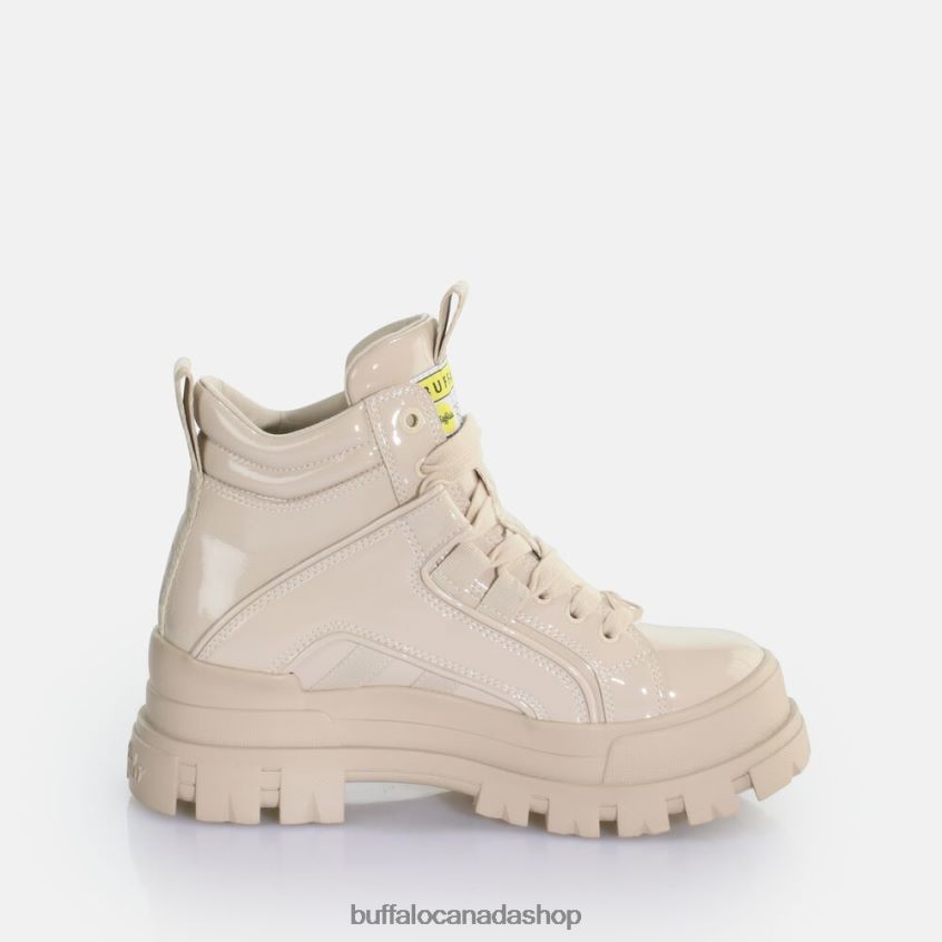 Aspha NC Mid Laceup Ankle-Boot vegan Cream Buffalo ZL64TZ587 |Boots