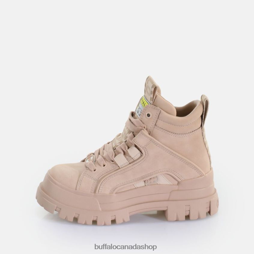 Aspha NC Mid Laceup Ankle-Boot vegan Light Pink Buffalo ZL64TZ682 |Boots