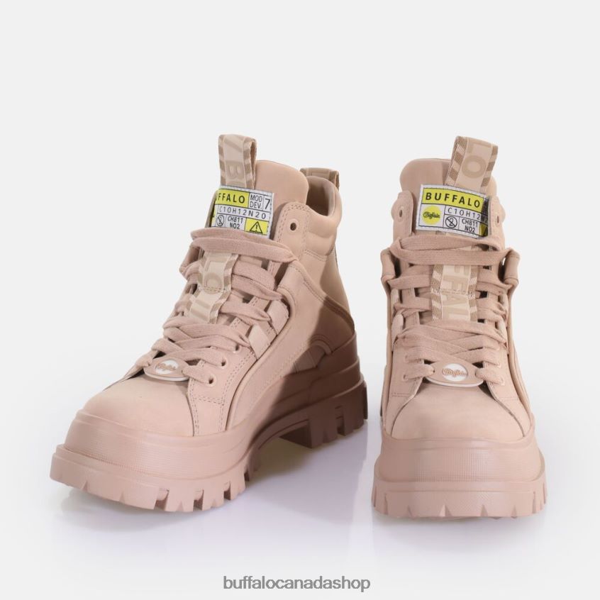 Aspha NC Mid Laceup Ankle-Boot vegan Light Pink Buffalo ZL64TZ682 |Boots