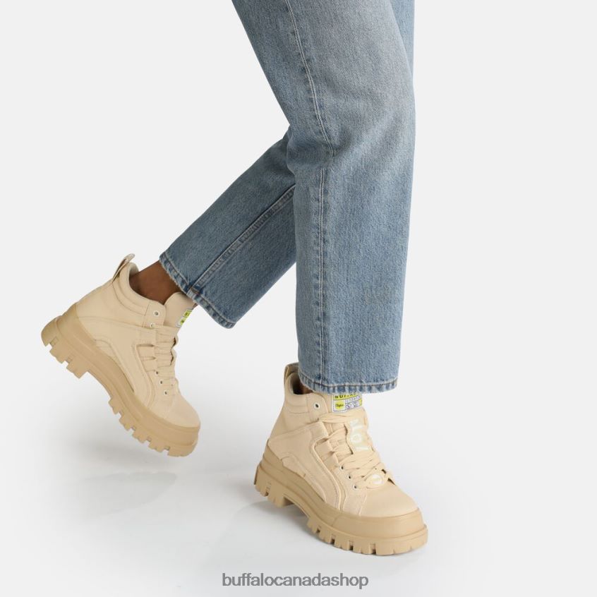 Aspha NC Mid bootie vegan Beige Buffalo ZL64TZ262 |Boots