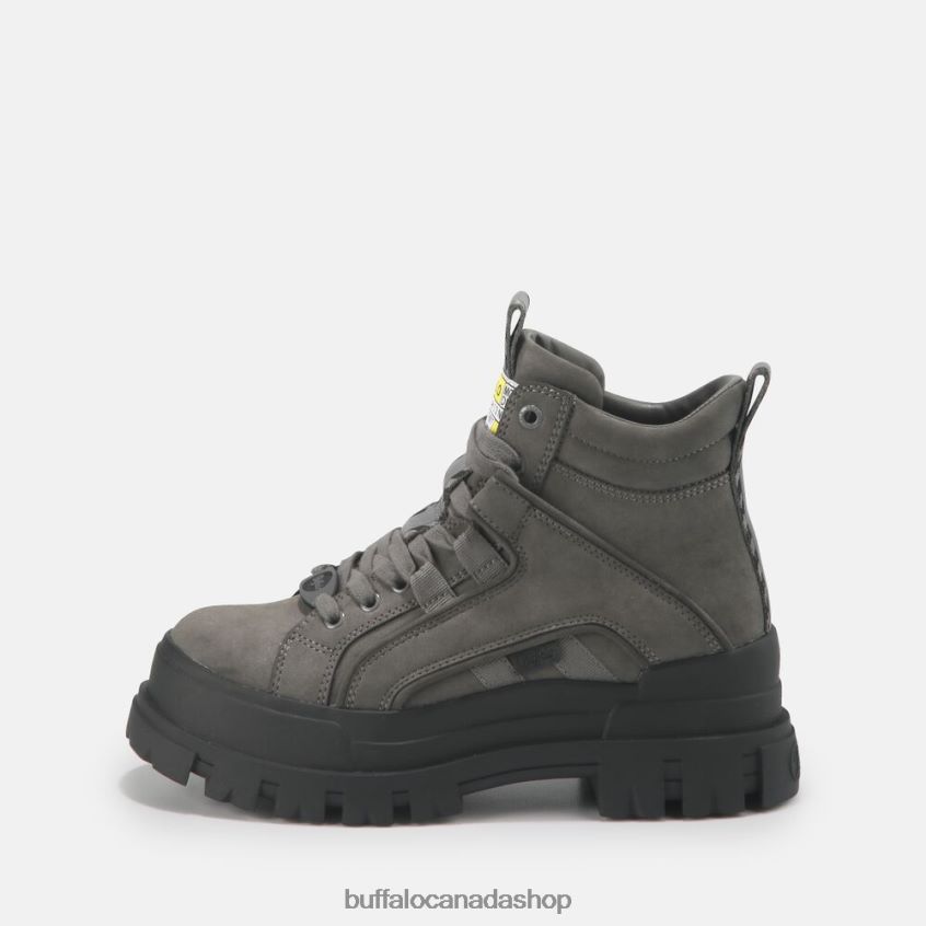 Aspha NC vegan Mid ankle boots Grey Buffalo ZL64TZ693 |Boots