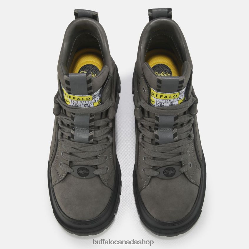 Aspha NC vegan Mid ankle boots Grey Buffalo ZL64TZ693 |Boots