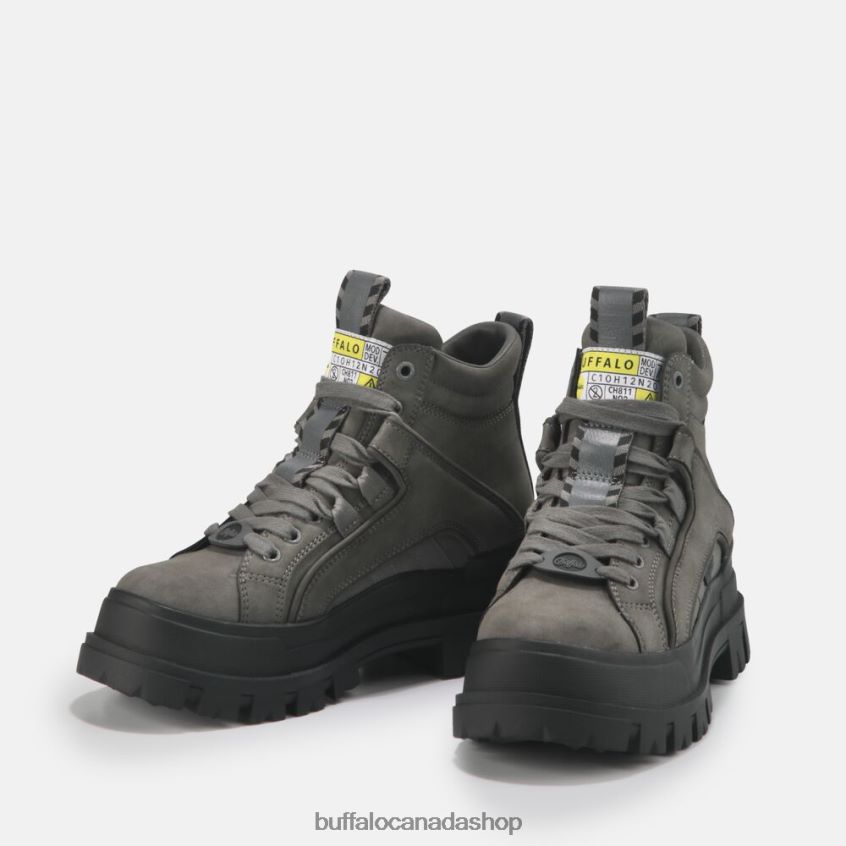 Aspha NC vegan Mid ankle boots Grey Buffalo ZL64TZ693 |Boots